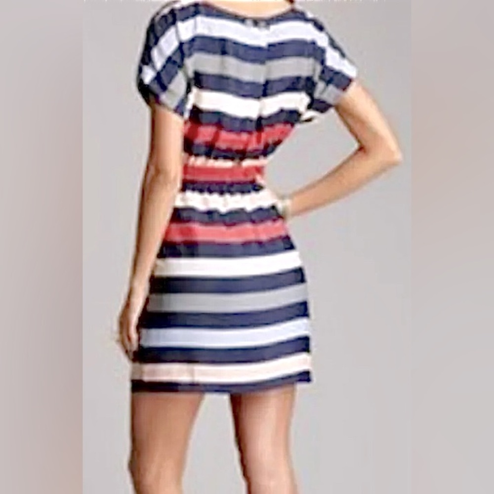 Bcbgeneration Color Block Stripe Batwing Sleeves … - image 5